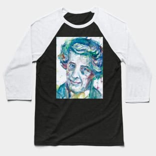 HANNAH ARENDT watercolor portrait .1 Baseball T-Shirt